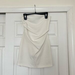 Zara Off-White Elegant Dress